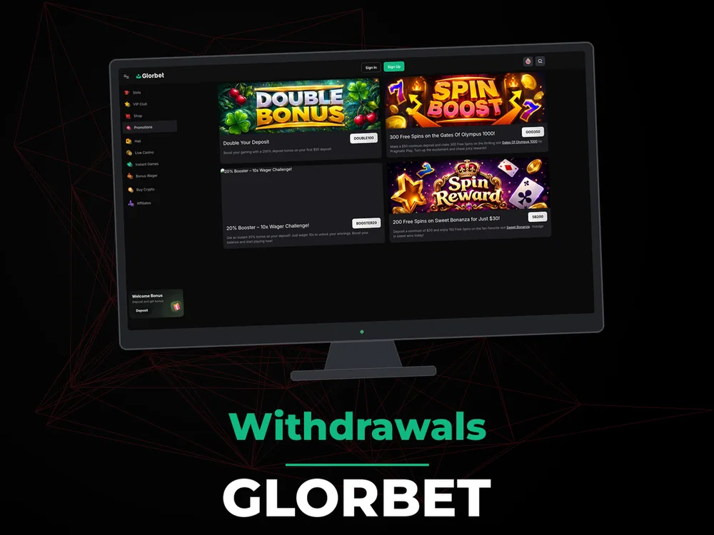 Glorbet - Withdrawals
