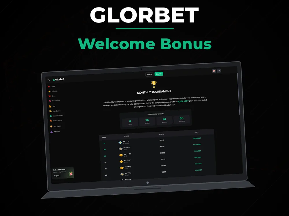 Glorbet - Welcome Bonus